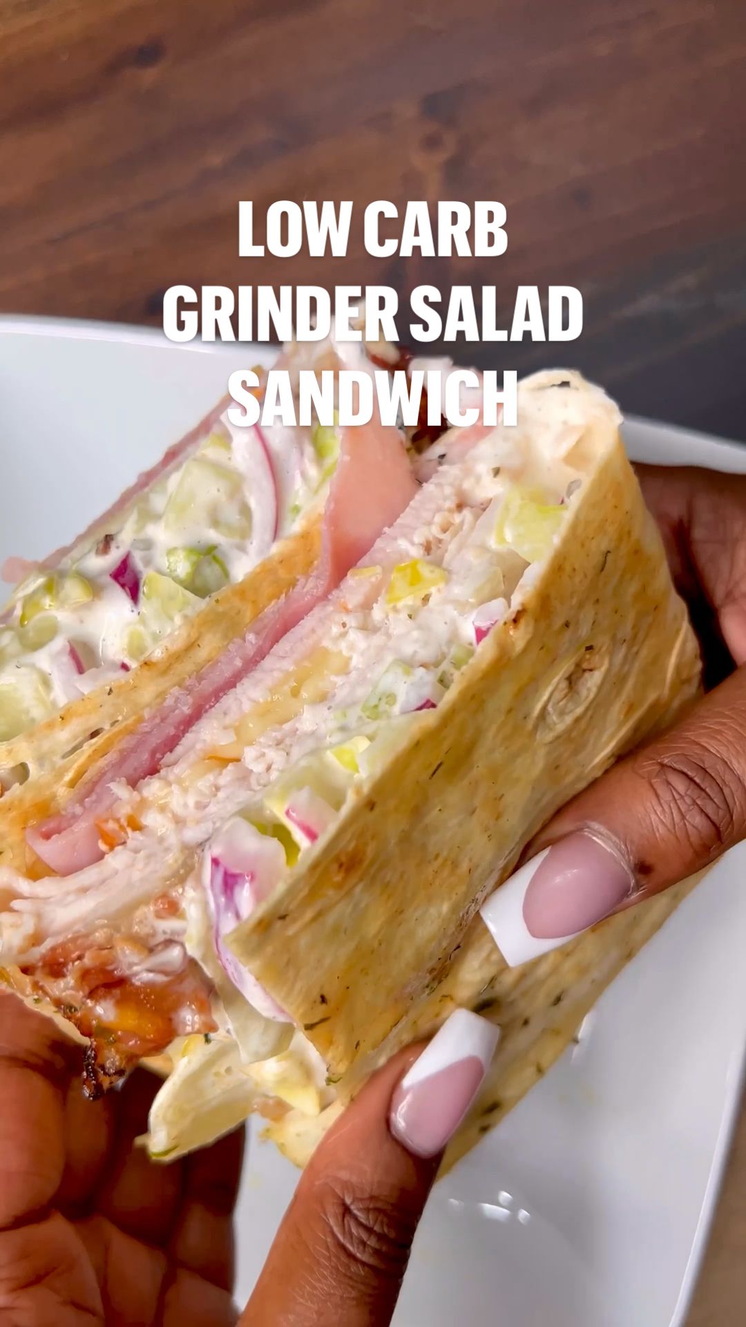 Low Carb Grinder Sandwich