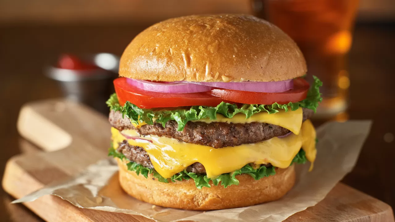 Perfect American  Hamburger